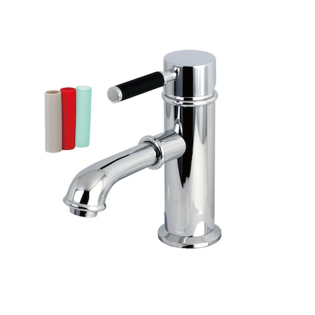 Kingston Brass KS7411DKL Kaiser Single-Handle Bathroom Faucet, Polished Chrome KS7411DKL